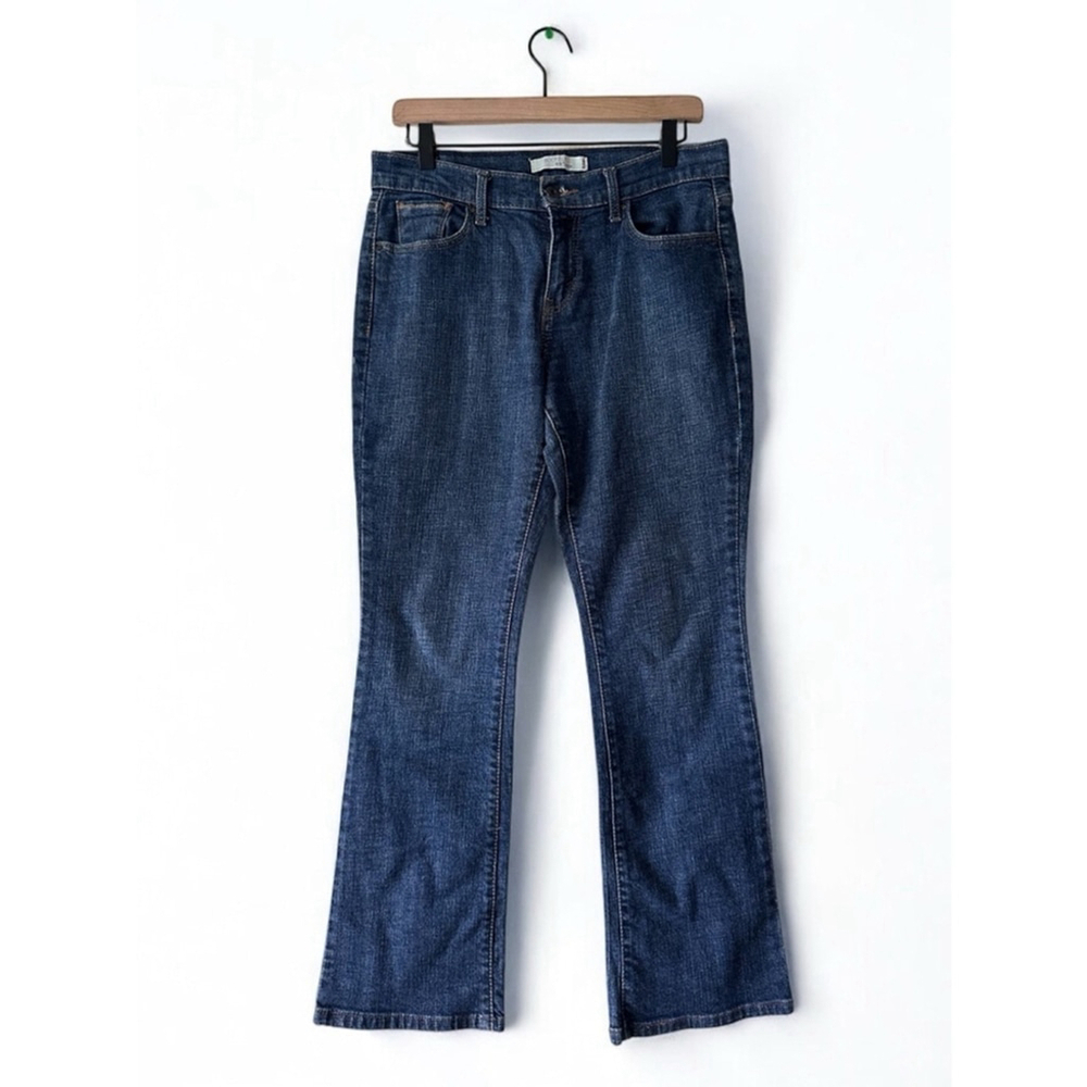 Levi's 515 Bootcut Jeans Blue Denim Mid Rise Stretch Women's Size 6